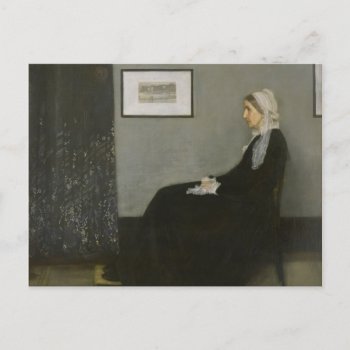 James Abbott Whistler - Whistler's Mother Postcard by masterpiece_museum at Zazzle
