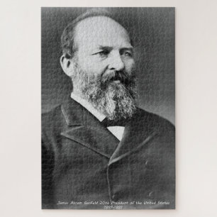 James Abraham Garfield 20th President of America. Jigsaw Puzzle