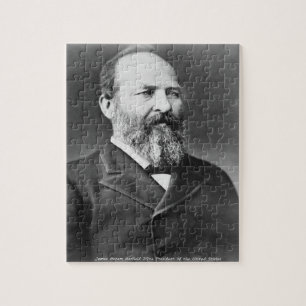 James Abraham Garfield 20th President of America. Jigsaw Puzzle