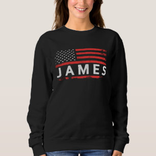 JAMES AMERICAN FLAG FOR JAMES SWEATSHIRT