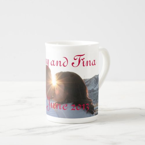 james and fina tedesco iii wedding bone china mug
