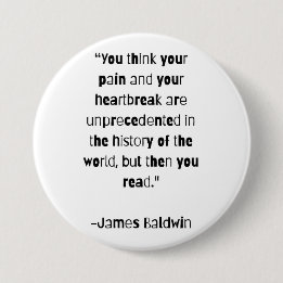 James Baldwin On Reading Quote Pin