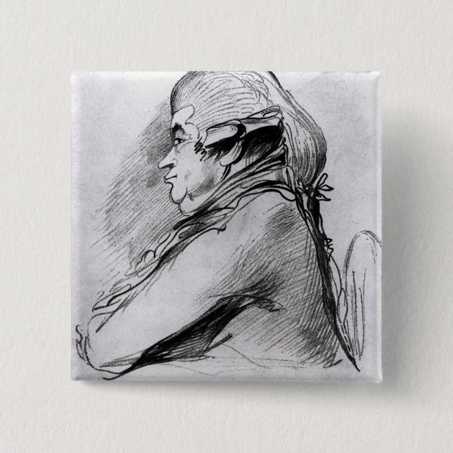 James Boswell , c.1790-95 Pinback Button (Front)