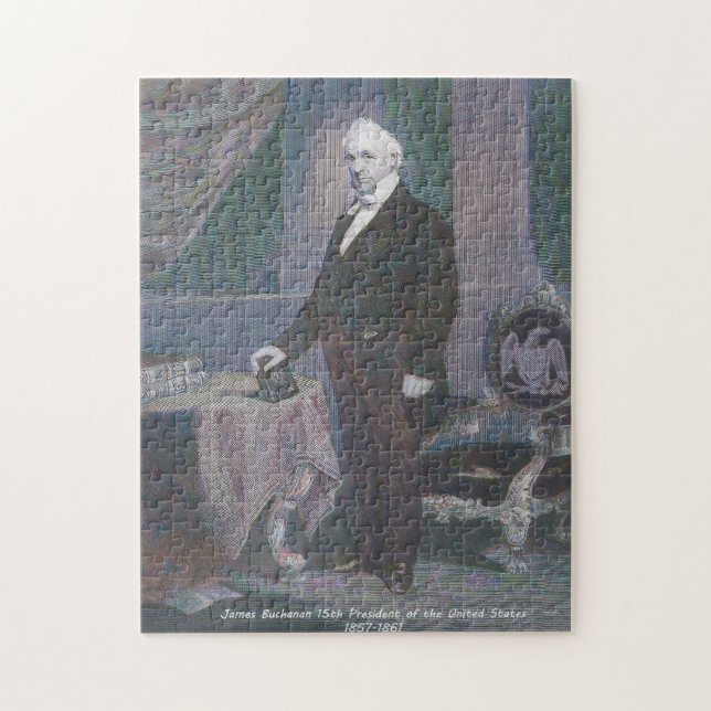 James Buchanan 15th President of America. Jigsaw Puzzle (Vertical)