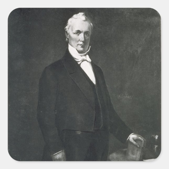 James Buchanan, 15th President of the United State Square Sticker (Front)