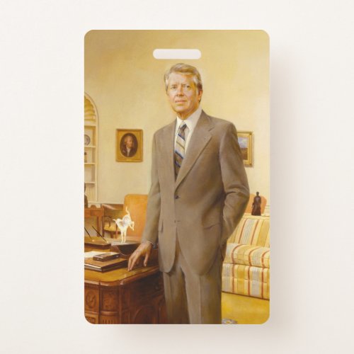 James Carter White House Presidential Portrait  Badge