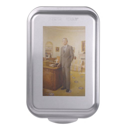 James Carter White House Presidential Portrait  Cake Pan