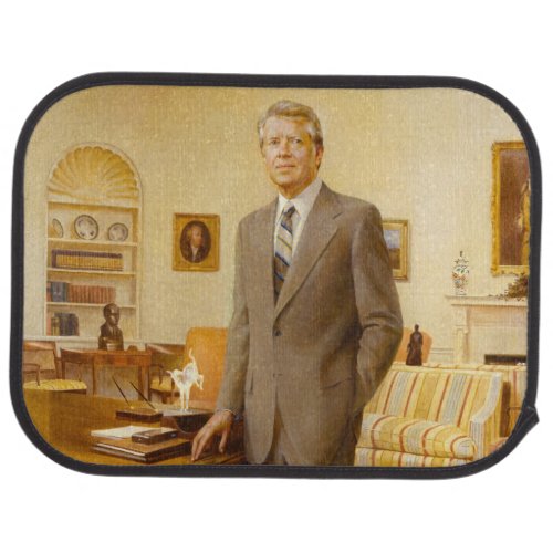 James Carter White House Presidential Portrait  Car Floor Mat