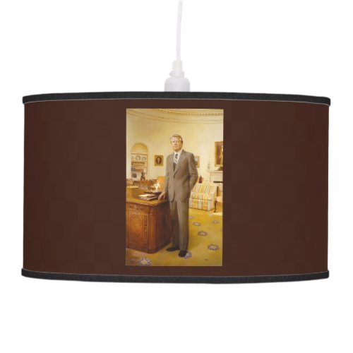 James Carter White House Presidential Portrait  Ceiling Lamp