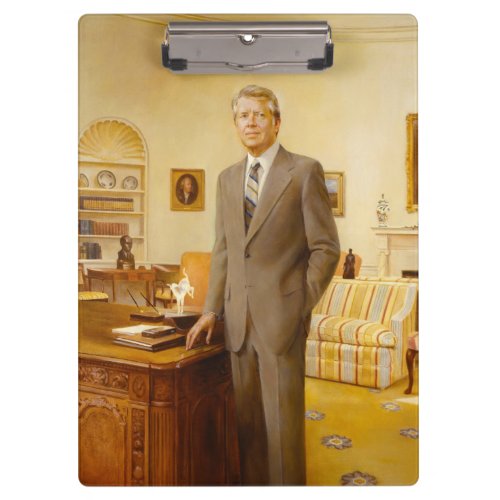 James Carter White House Presidential Portrait  Clipboard