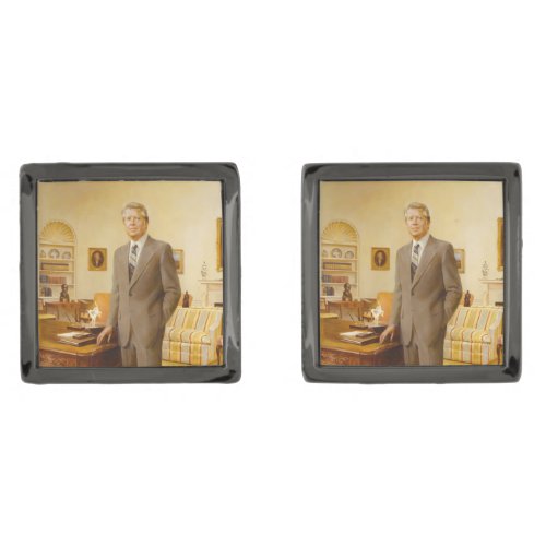 James Carter White House Presidential Portrait  Cufflinks