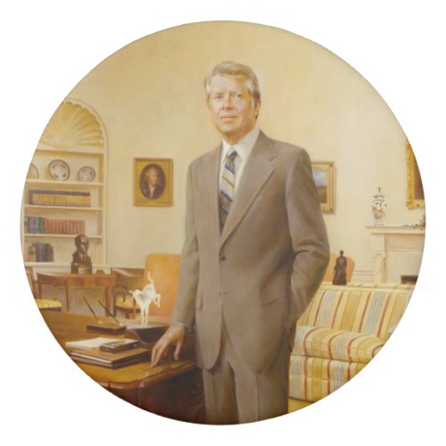 James Carter White House Presidential Portrait Eraser