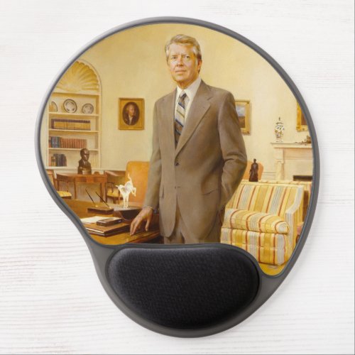 James Carter White House Presidential Portrait  Gel Mouse Pad