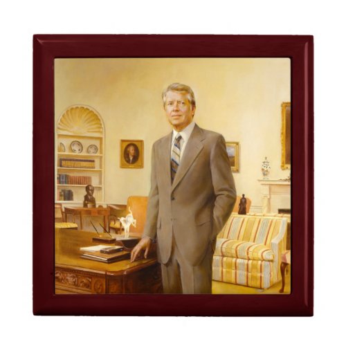 James Carter White House Presidential Portrait  Gift Box