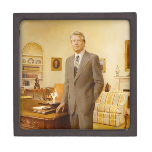 James Carter White House Presidential Portrait  Gift Box