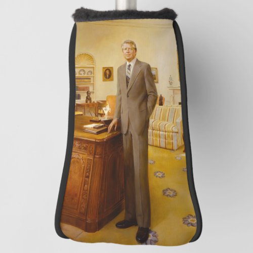 James Carter White House Presidential Portrait  Golf Head Cover