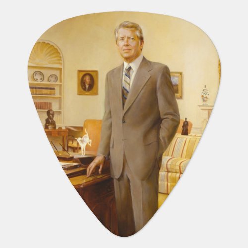 James Carter White House Presidential Portrait  Guitar Pick