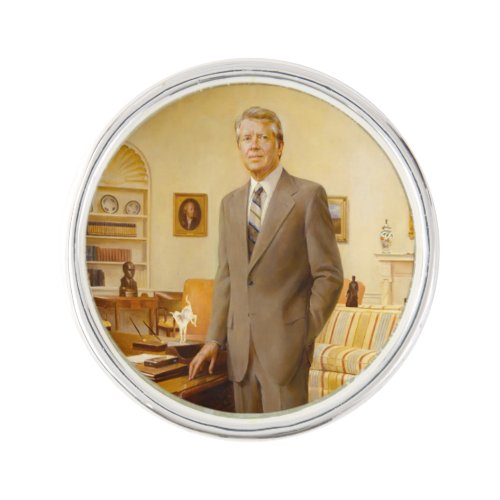 James Carter White House Presidential Portrait  Lapel Pin