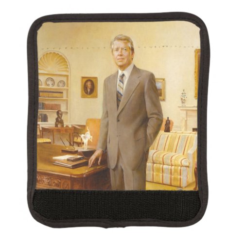 James Carter White House Presidential Portrait  Luggage Handle Wrap