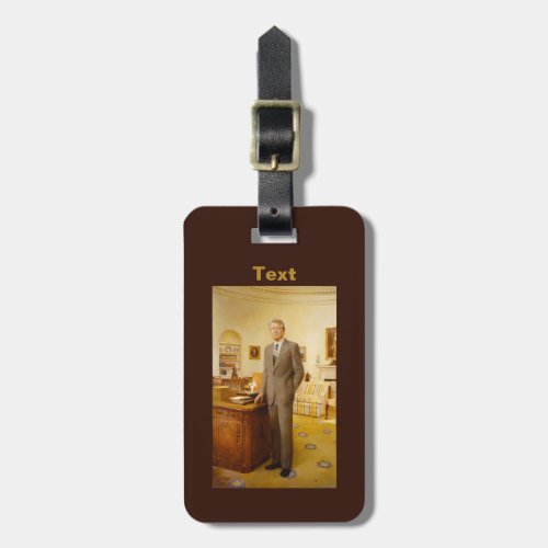 James Carter White House Presidential Portrait  Luggage Tag