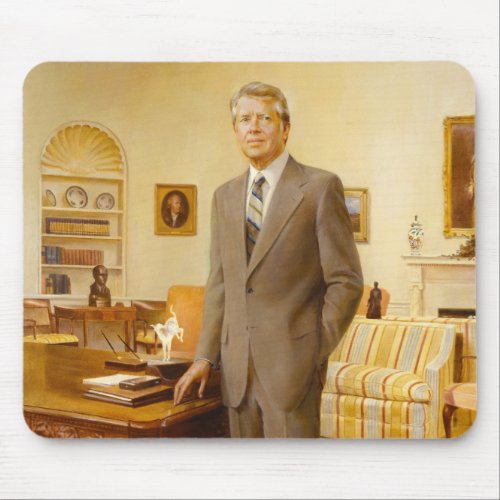 James Carter White House Presidential Portrait  Mouse Pad