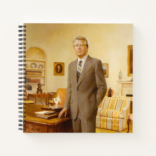 James Carter White House Presidential Portrait  Notebook