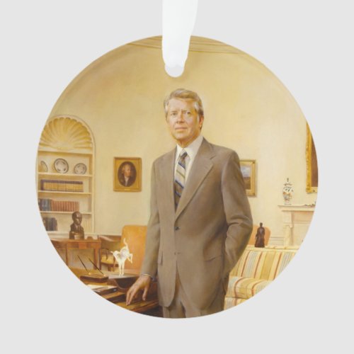 James Carter White House Presidential Portrait Ornament