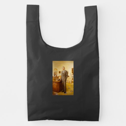 James Carter White House Presidential Portrait Reusable Bag