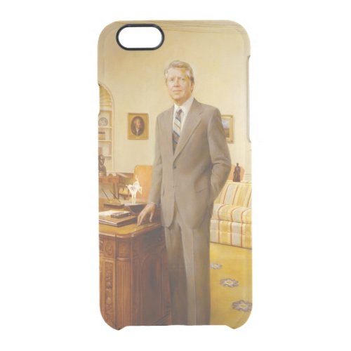 James Carter White House Presidential Portrait Clear iPhone 66S Case