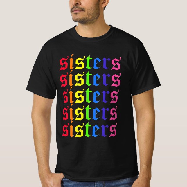 James Charles Sisters Colorful T-Shirt (Front)