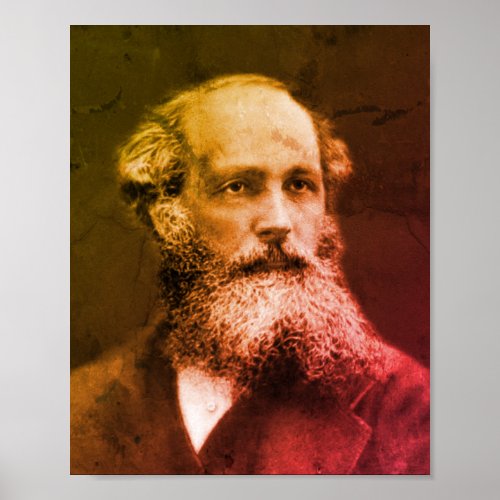 James Clerk Maxwell Poster