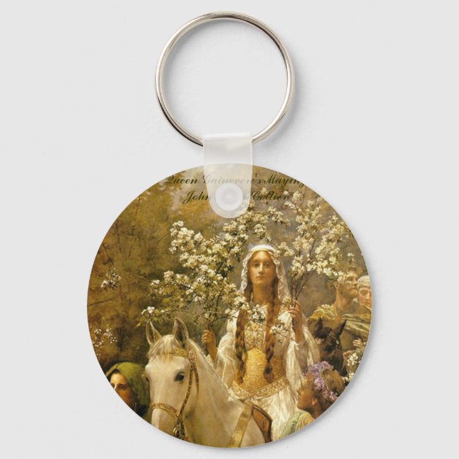 James Collier, 'Queen Guenver's A-maying' Keychain (Front)
