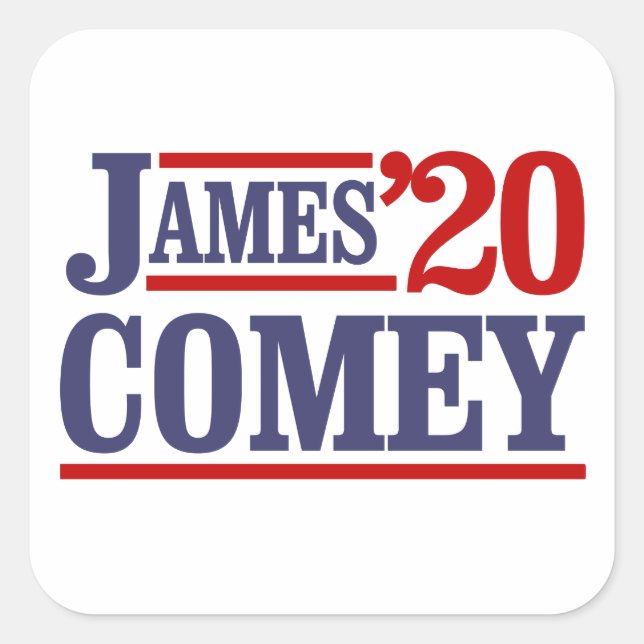 James Comey for President 2020 -  Square Sticker (Front)