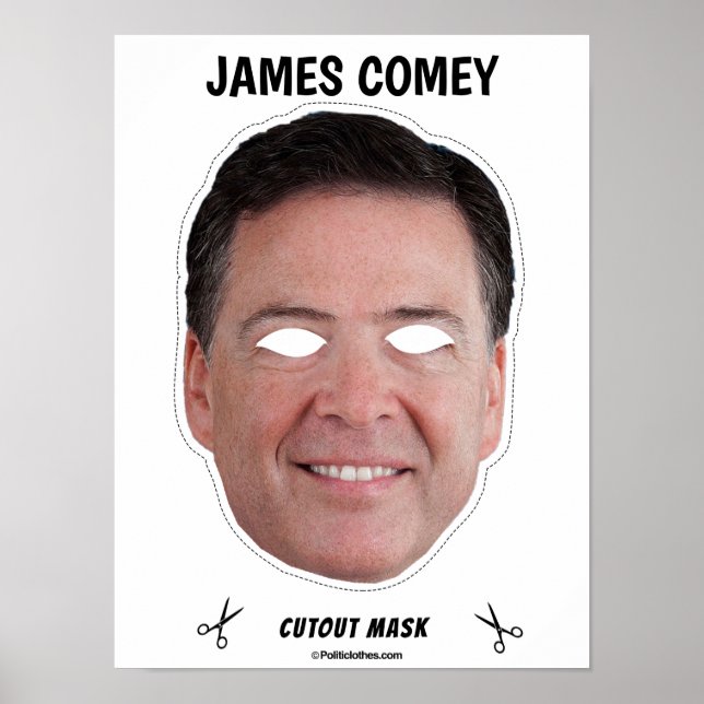 JAMES COMEY Halloween Mask Poster (Front)