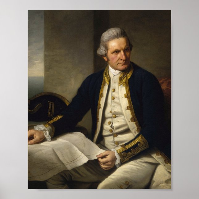 James Cook Portrait Poster (Front)