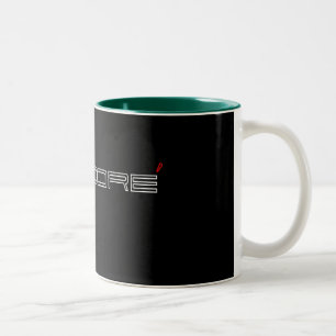 James Dore' Red & Black Lettered Porsche Style Mug