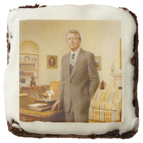 James Earl Carter Painted US President Portrait  Brownie