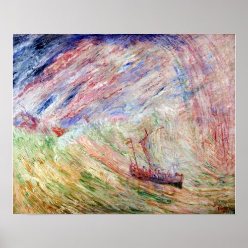 James Ensor Christ Calming the Water Poster