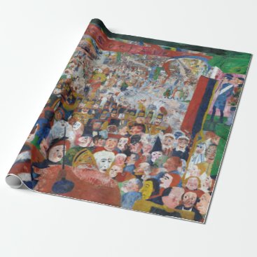 James Ensor Christ's Entry Into Brussels in 1889 Wrapping Paper