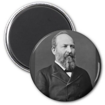 James Garfield 20 Magnet by Incatneato at Zazzle