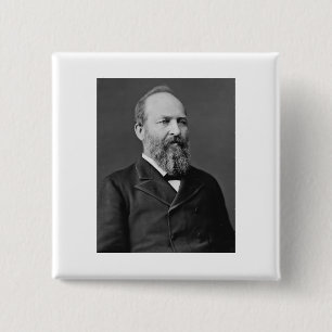 James Garfield 20th President Button