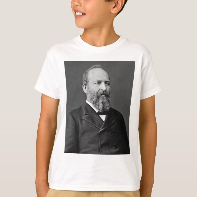 James Garfield 20th President T-Shirt (Front)