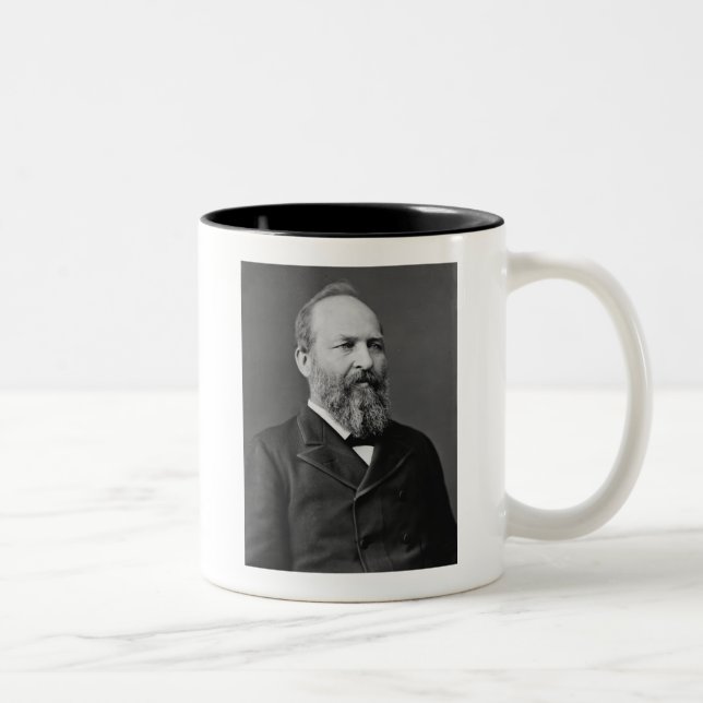 James Garfield 20th President Two-Tone Coffee Mug (Right)