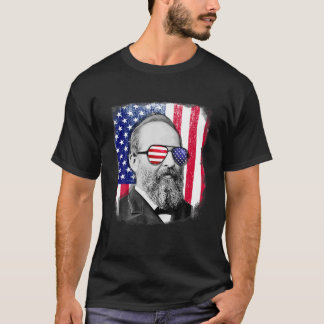 James Garfield US flag shirt 4th of July