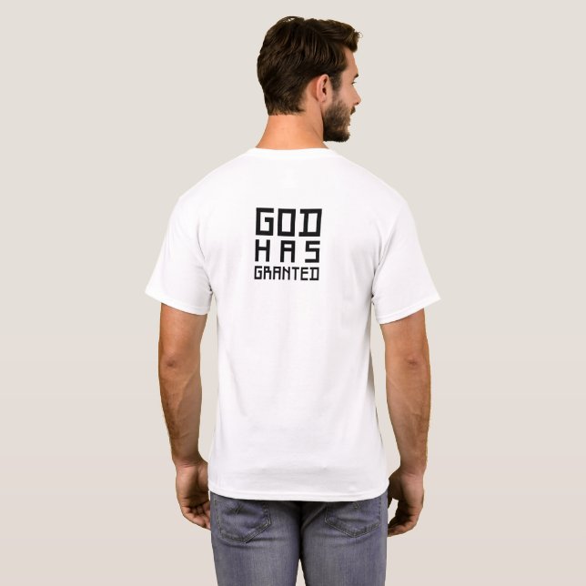 James "God has granted" T-Shirt (Back Full)