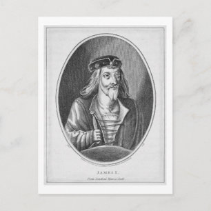 James I (1394-1437), King of Scotland, from Johnst Postcard