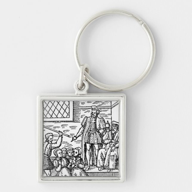 James I  of England and VI of Scotland Keychain (Front)