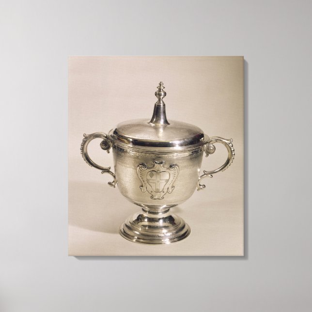 James II Steeple Cup, 1685 Canvas Print (Front)