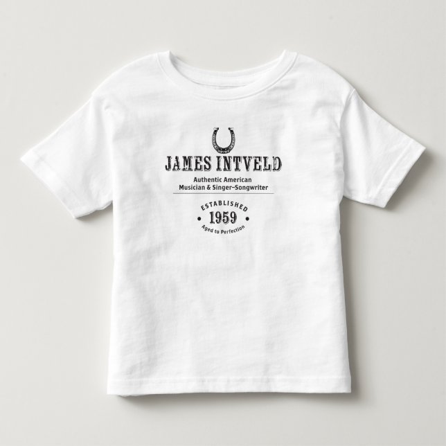 James Intveld Horseshoe Est. 1959 Toddler T-shirt (Front)