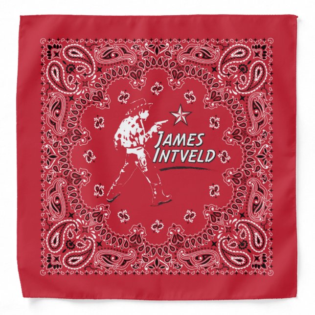 James Intveld Little Cowboy Red Bandana (Front)